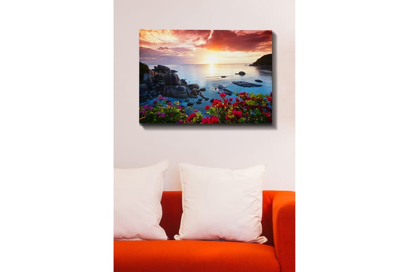 Dekorativ Canvasbillede 70x100 cm - Flerfarvet - Boligtilbehør - Billeder & kunst - Billeder på lærred