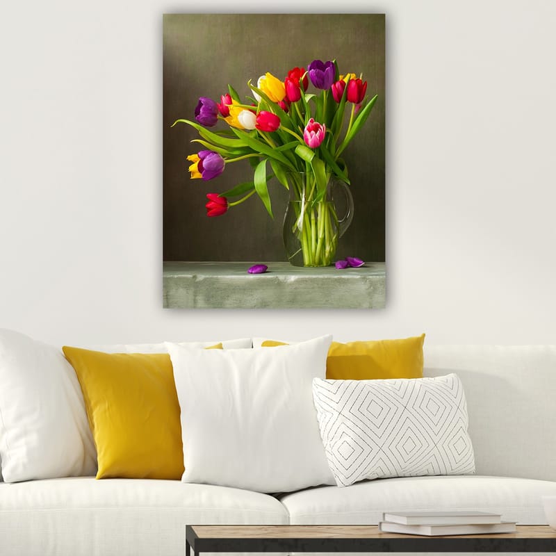 Dekorativ Canvasbillede 70x100 cm - Flerfarvet - Boligtilbehør - Billeder & kunst - Billeder på lærred