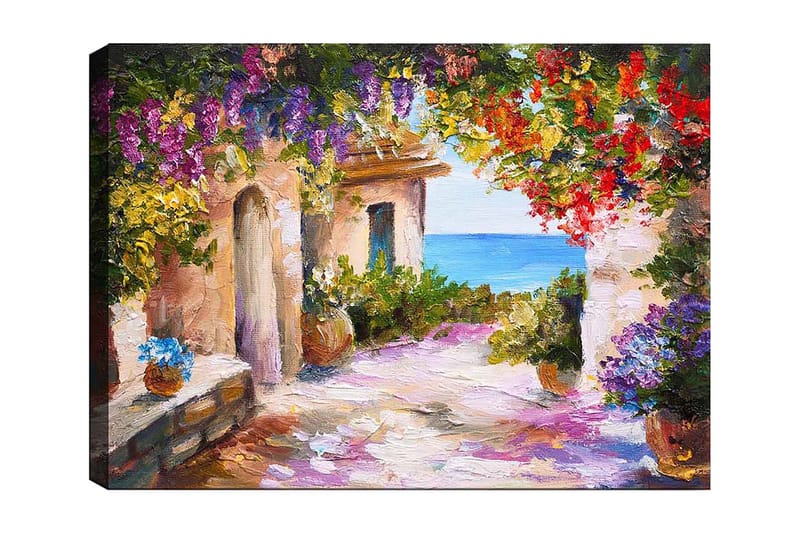 Dekorativ Canvasbillede 70x100 cm - Flerfarvet - Boligtilbehør - Billeder & kunst - Billeder på lærred