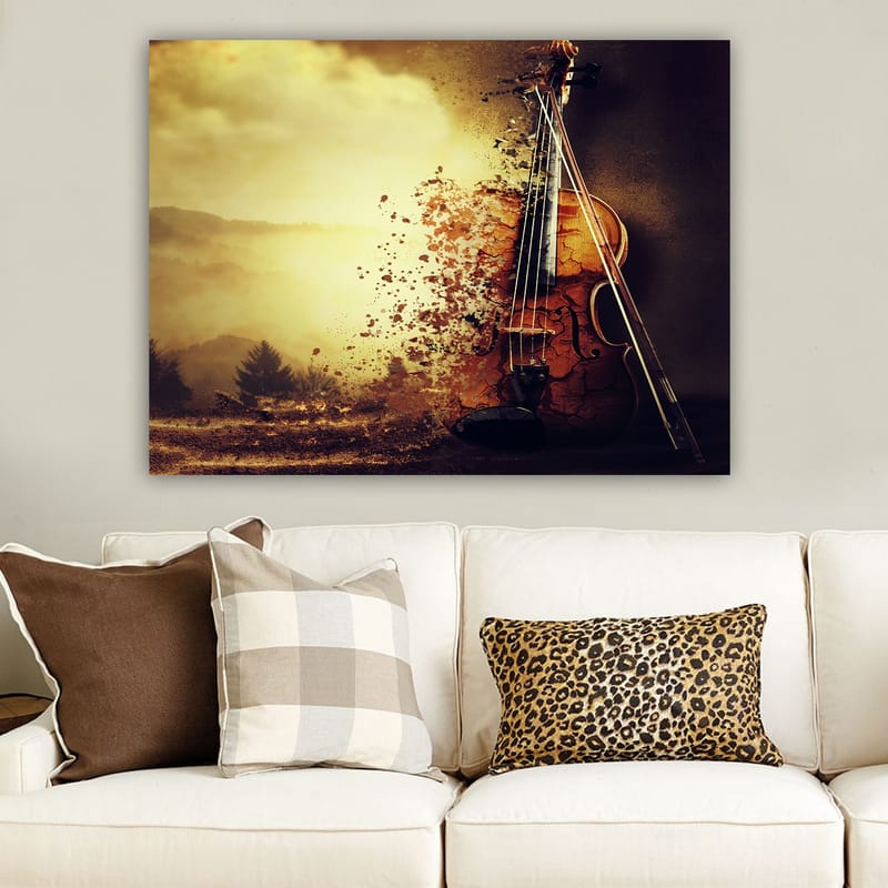 Dekorativ Canvasbillede 70x100 cm - Flerfarvet - Boligtilbehør - Billeder & kunst - Billeder på lærred