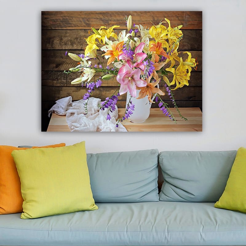 Dekorativ Canvasbillede 70x100 cm - Flerfarvet - Boligtilbehør - Billeder & kunst - Billeder på lærred