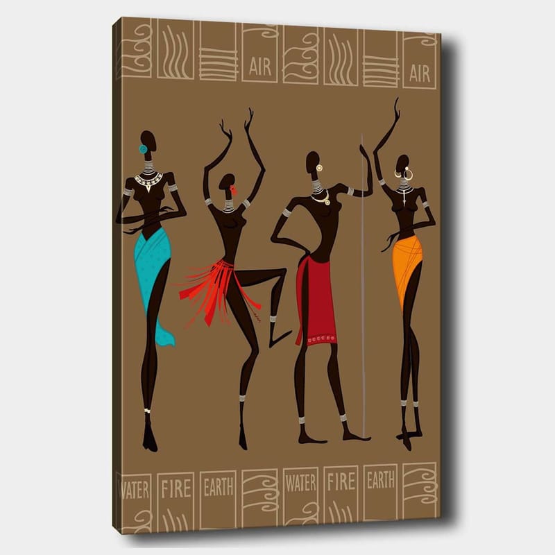 Dekorativ Canvasbillede 70x100 cm - Flerfarvet - Boligtilbehør - Billeder & kunst - Billeder på lærred
