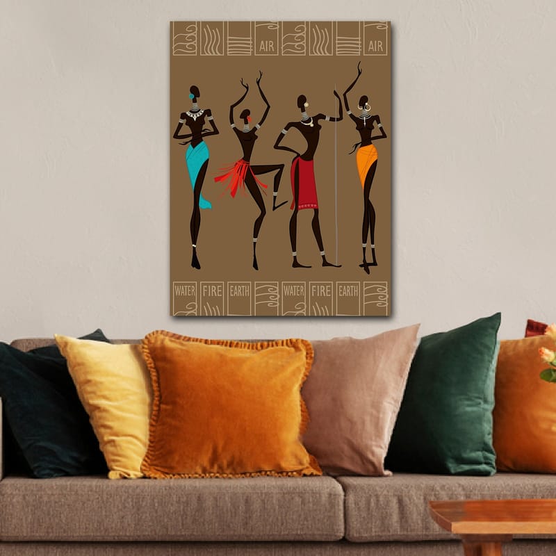 Dekorativ Canvasbillede 70x100 cm - Flerfarvet - Boligtilbehør - Billeder & kunst - Billeder på lærred