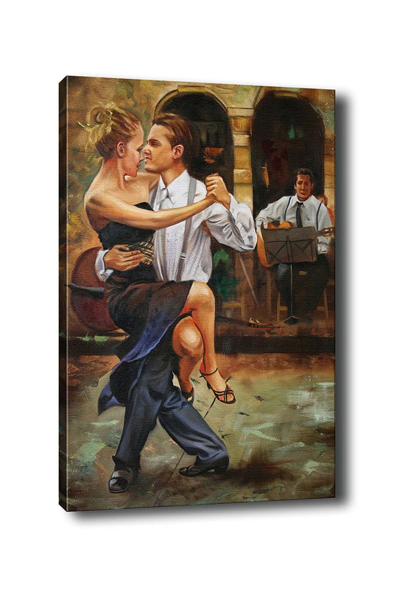 Dekorativ Canvasbillede 70x100 cm - Flerfarvet - Boligtilbehør - Billeder & kunst - Billeder på lærred