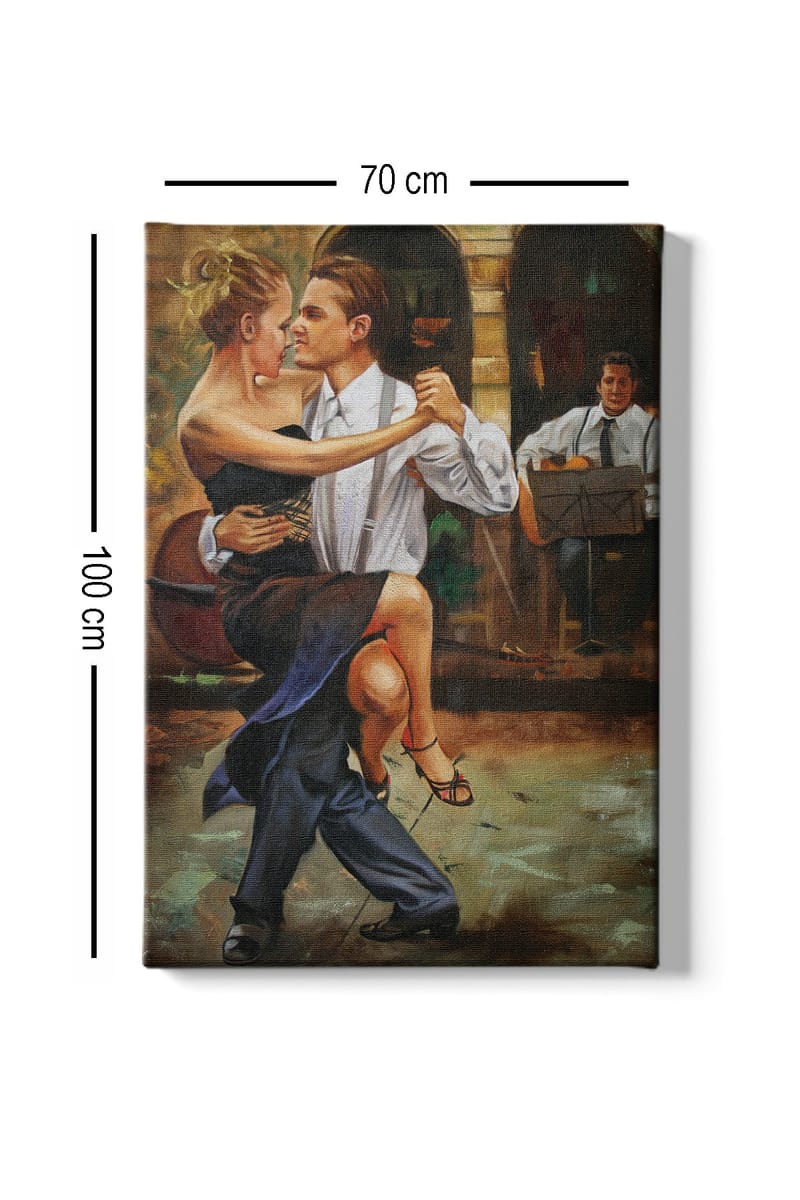 Dekorativ Canvasbillede 70x100 cm - Flerfarvet - Boligtilbehør - Billeder & kunst - Billeder på lærred