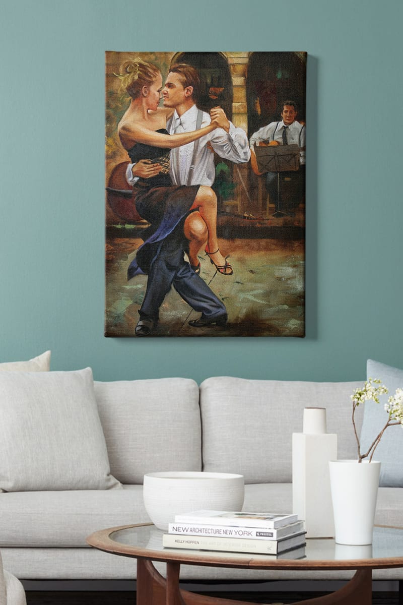 Dekorativ Canvasbillede 70x100 cm - Flerfarvet - Boligtilbehør - Billeder & kunst - Billeder på lærred