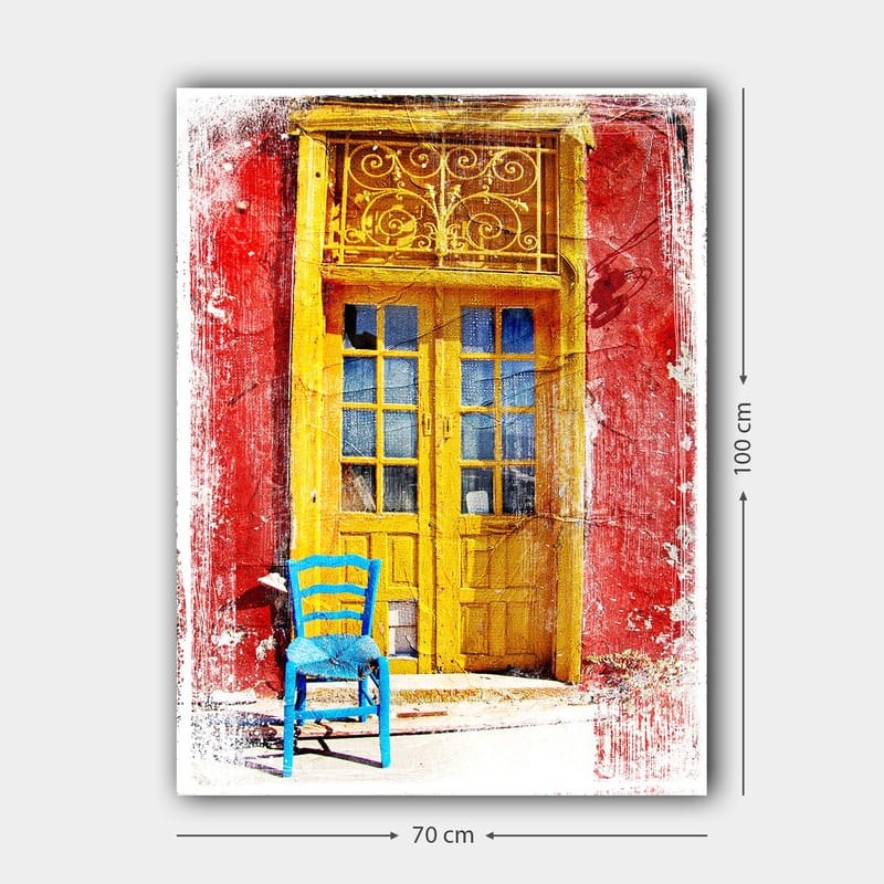 Dekorativ Canvasbillede 70x100 cm - Flerfarvet - Boligtilbehør - Billeder & kunst - Billeder på lærred