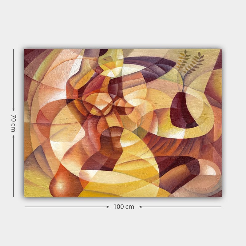Dekorativ Canvasbillede 70x100 cm - Flerfarvet - Boligtilbehør - Billeder & kunst - Billeder på lærred
