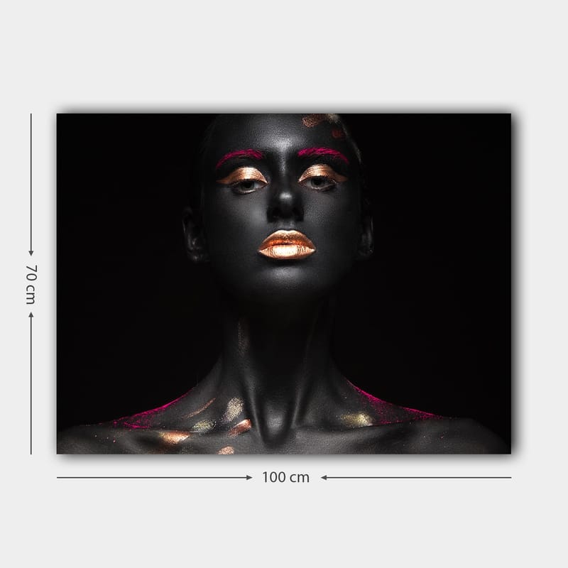Dekorativ Canvasbillede 70x100 cm - Flerfarvet - Boligtilbehør - Billeder & kunst - Billeder på lærred