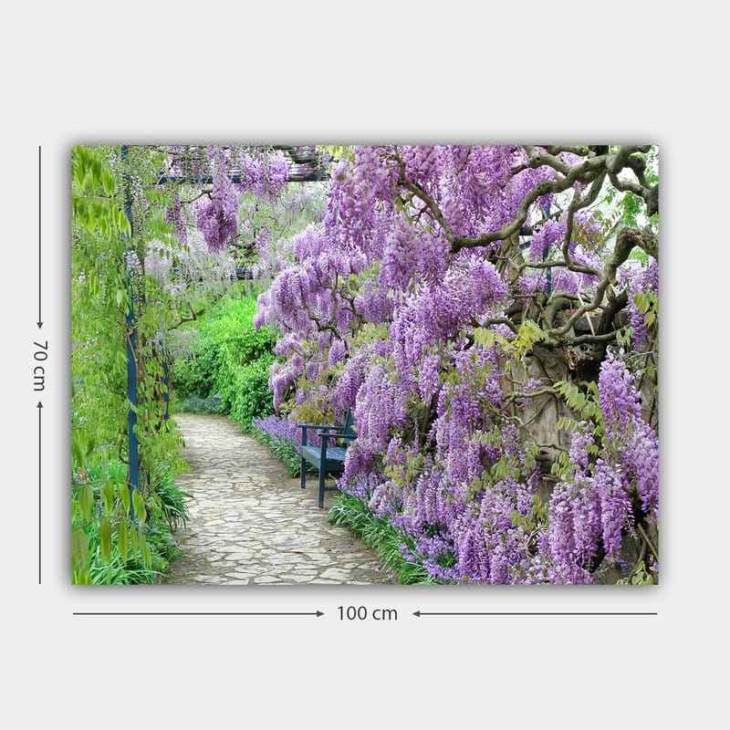 Dekorativ Canvasbillede 70x100 cm - Flerfarvet - Boligtilbehør - Billeder & kunst - Billeder på lærred