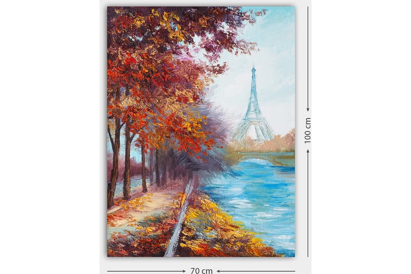 Dekorativ Canvasbillede 70x100 cm - Flerfarvet - Boligtilbehør - Billeder & kunst - Billeder på lærred