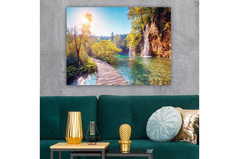 Dekorativ Canvasbillede 70x100 cm - Flerfarvet - Boligtilbehør - Billeder & kunst - Billeder på lærred