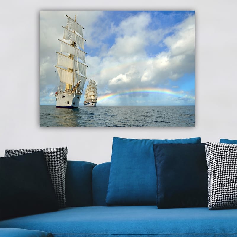 Dekorativ Canvasbillede 70x100 cm - Flerfarvet - Boligtilbehør - Billeder & kunst - Billeder på lærred