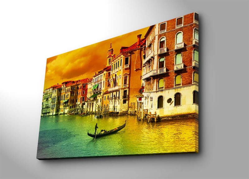 Dekorativ Canvasbillede 70x100 cm - Flerfarvet - Boligtilbehør - Billeder & kunst - Billeder på lærred