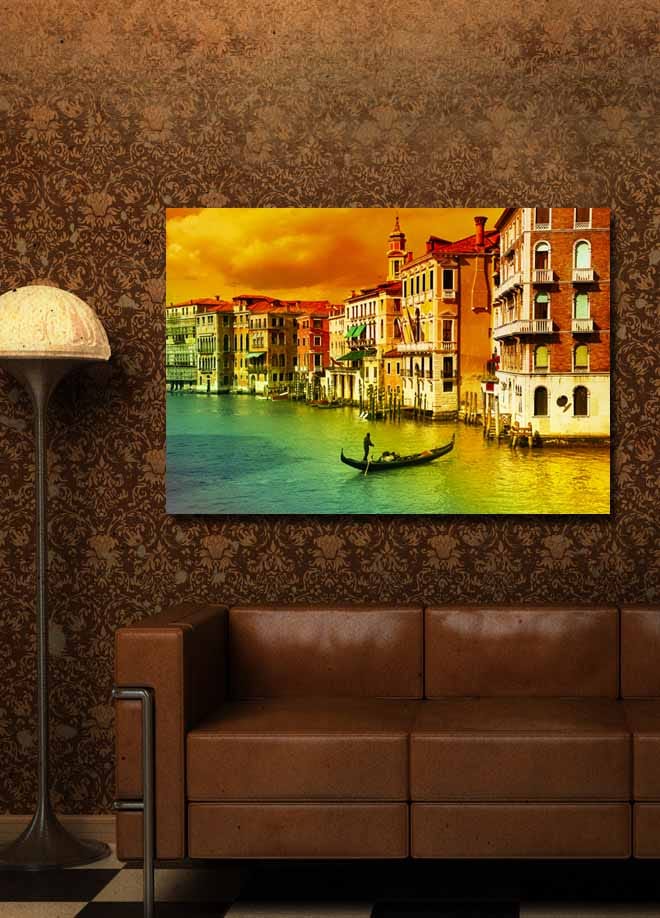 Dekorativ Canvasbillede 70x100 cm - Flerfarvet - Boligtilbehør - Billeder & kunst - Billeder på lærred