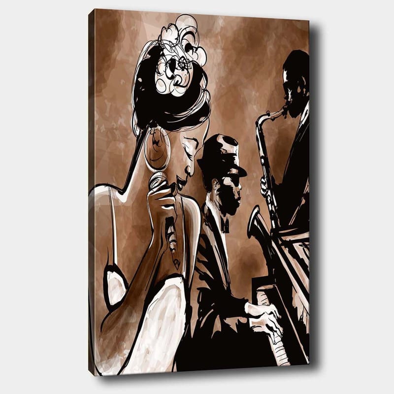 Dekorativ Canvasbillede 70x100 cm - Flerfarvet - Boligtilbehør - Billeder & kunst - Billeder på lærred