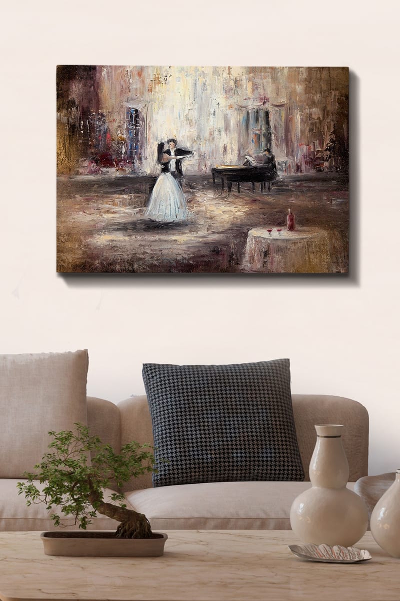 Dekorativ Canvasbillede 70x100 cm - Flerfarvet - Boligtilbehør - Billeder & kunst - Billeder på lærred