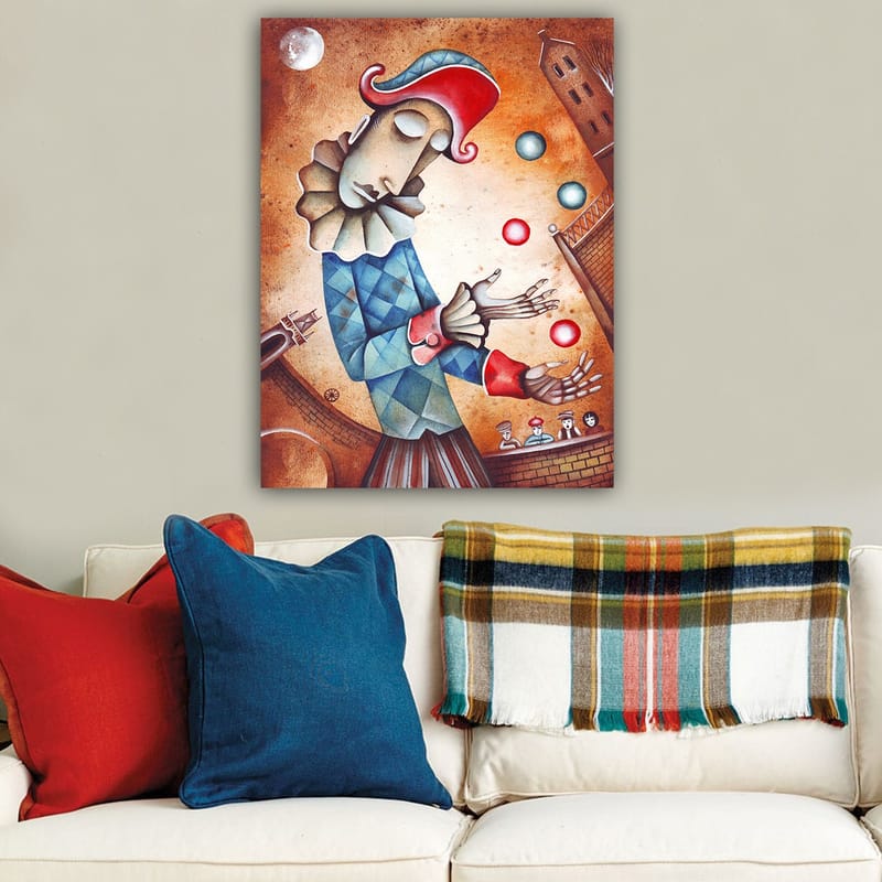 Dekorativ Canvasbillede 70x100 cm - Flerfarvet - Boligtilbehør - Billeder & kunst - Billeder på lærred