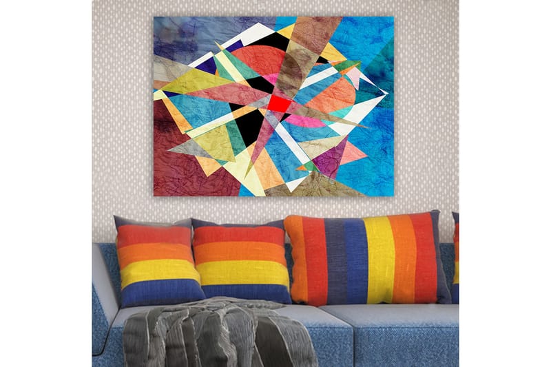 Dekorativ Canvasbillede 70x100 cm - Flerfarvet - Boligtilbehør - Billeder & kunst - Billeder på lærred
