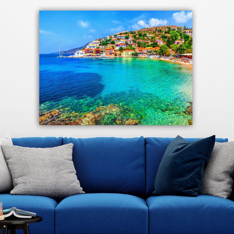 Dekorativ Canvasbillede 70x100 cm - Flerfarvet - Boligtilbehør - Billeder & kunst - Billeder på lærred