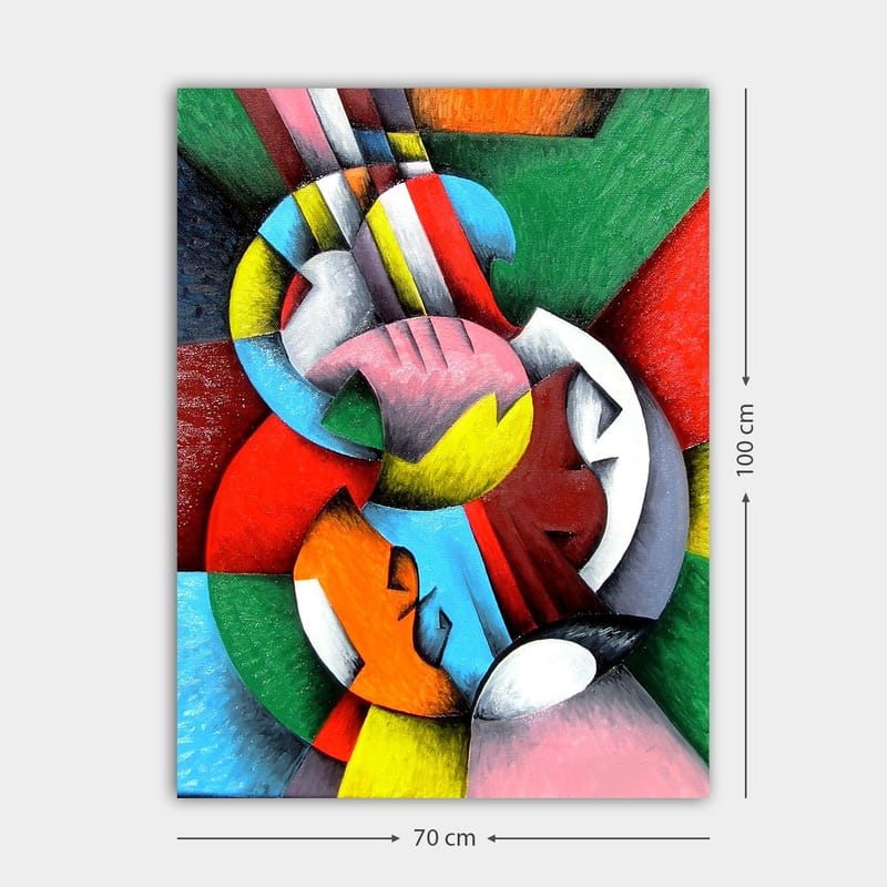 Dekorativ Canvasbillede 70x100 cm - Flerfarvet - Boligtilbehør - Billeder & kunst - Billeder på lærred