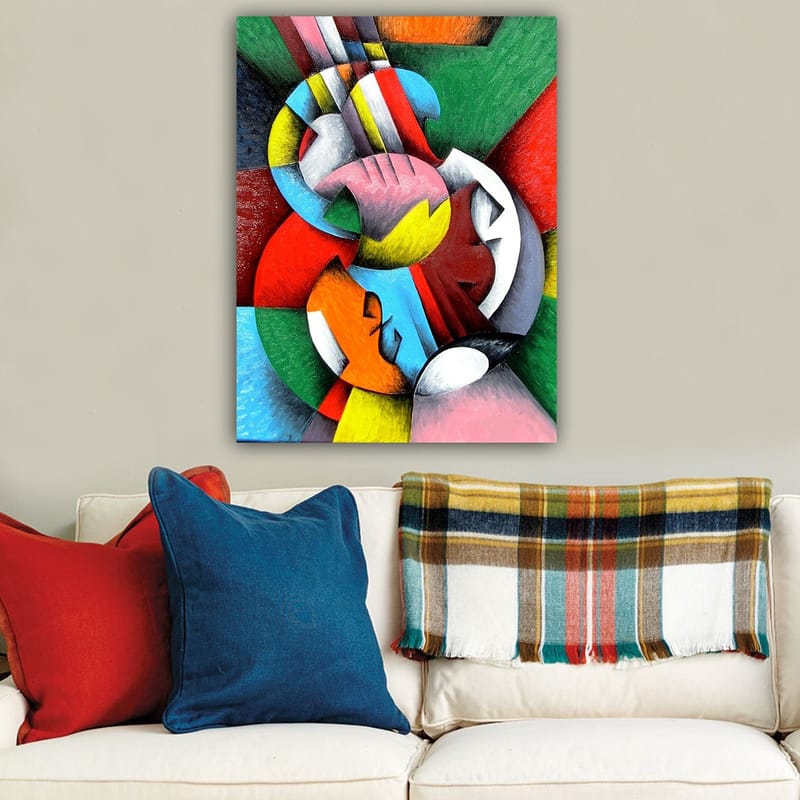 Dekorativ Canvasbillede 70x100 cm - Flerfarvet - Boligtilbehør - Billeder & kunst - Billeder på lærred