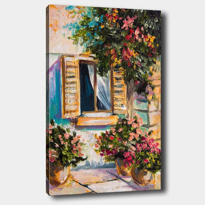 Dekorativ Canvasbillede 70x100 cm - Flerfarvet - Boligtilbehør - Billeder & kunst - Billeder på lærred