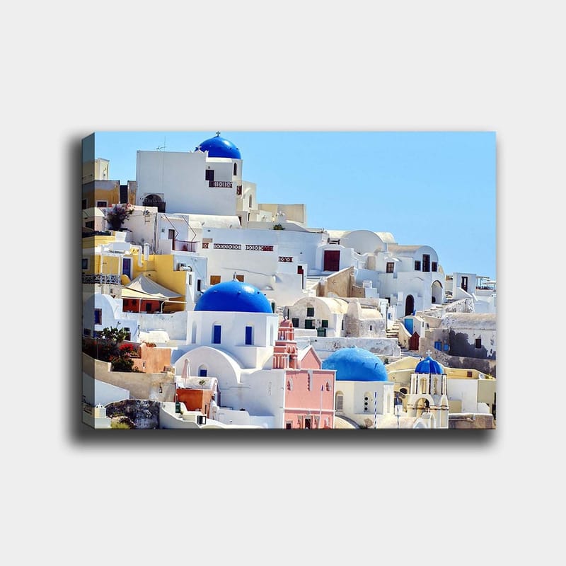 Dekorativ Canvasbillede 70x100 cm - Flerfarvet - Boligtilbehør - Billeder & kunst - Billeder på lærred