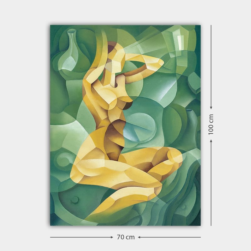Dekorativ Canvasbillede 70x100 cm - Flerfarvet - Boligtilbehør - Billeder & kunst - Billeder på lærred