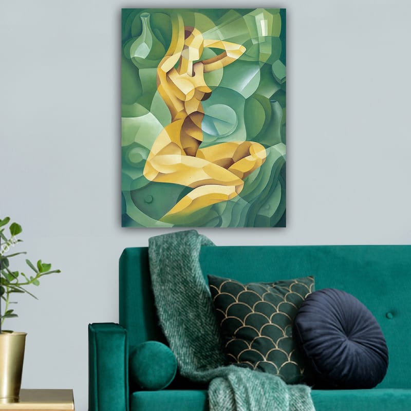 Dekorativ Canvasbillede 70x100 cm - Flerfarvet - Boligtilbehør - Billeder & kunst - Billeder på lærred