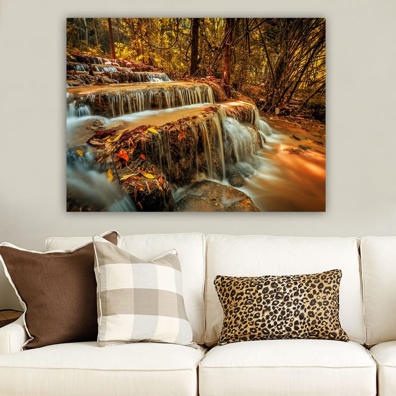 Dekorativ Canvasbillede 70x100 cm - Flerfarvet - Boligtilbehør - Billeder & kunst - Billeder på lærred