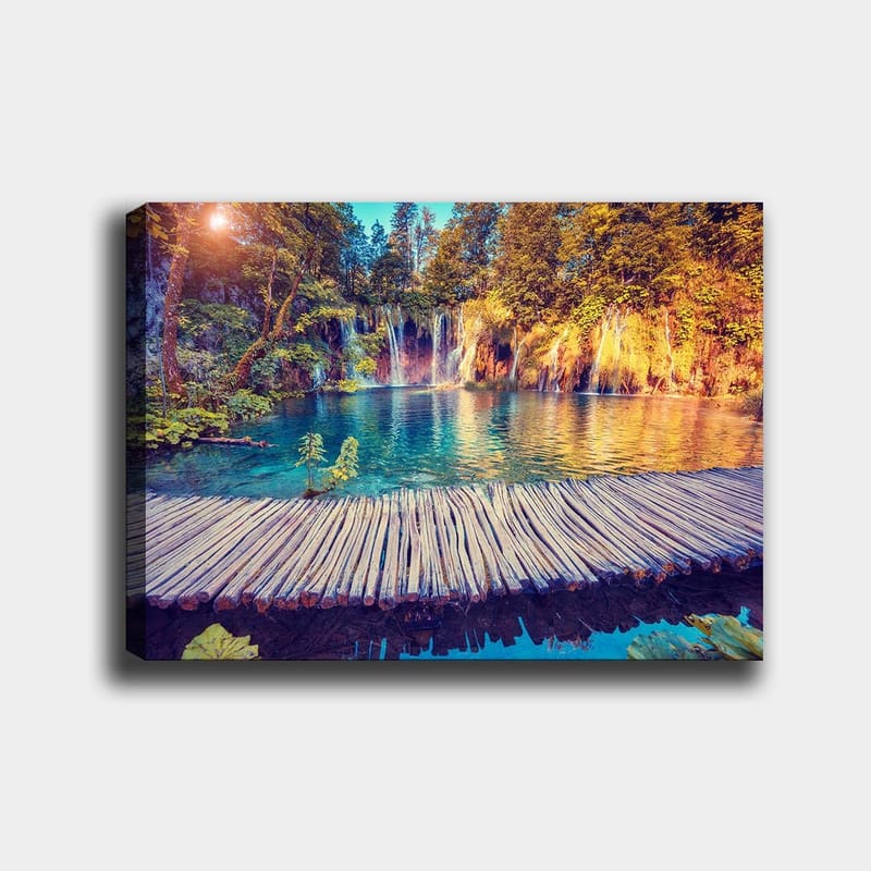 Dekorativ Canvasbillede 70x100 cm - Flerfarvet - Boligtilbehør - Billeder & kunst - Billeder på lærred