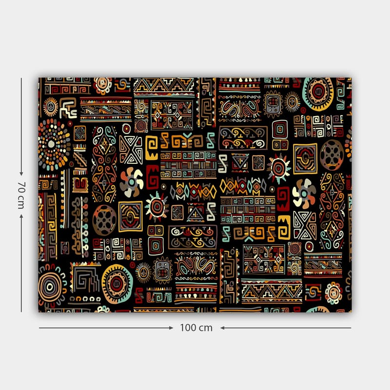 Dekorativ Canvasbillede 70x100 cm - Flerfarvet - Boligtilbehør - Billeder & kunst - Billeder på lærred
