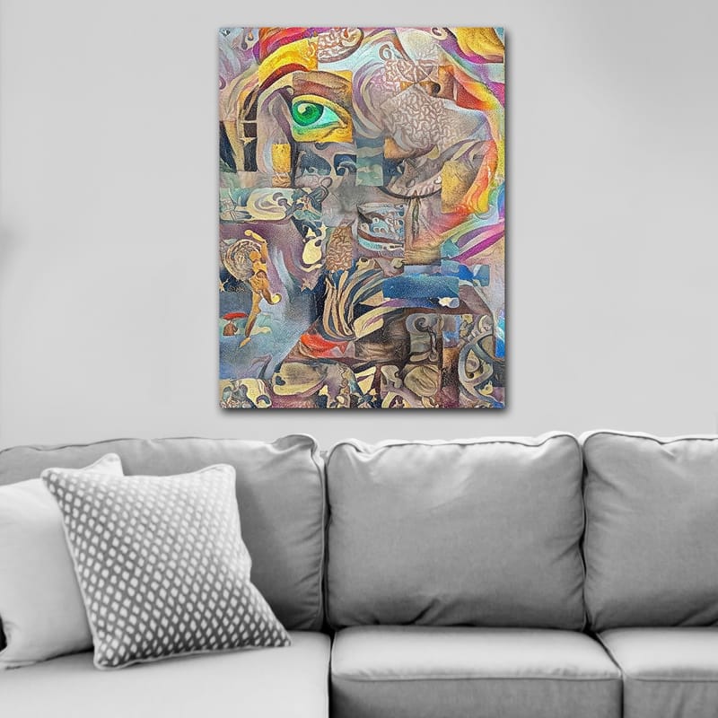 Dekorativ Canvasbillede 70x100 cm - Flerfarvet - Boligtilbehør - Billeder & kunst - Billeder på lærred