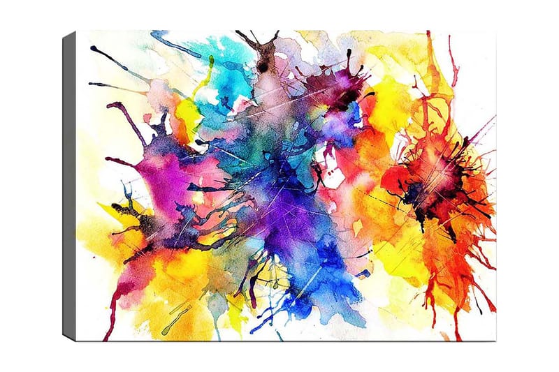 Dekorativ Canvasbillede 70x100 cm - Flerfarvet - Boligtilbehør - Billeder & kunst - Billeder på lærred