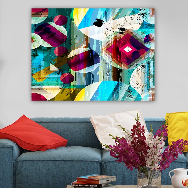 Dekorativ Canvasbillede 70x100 cm - Flerfarvet - Boligtilbehør - Billeder & kunst - Billeder på lærred