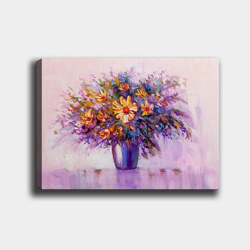 Dekorativ Canvasbillede 70x100 cm - Flerfarvet - Boligtilbehør - Billeder & kunst - Billeder på lærred