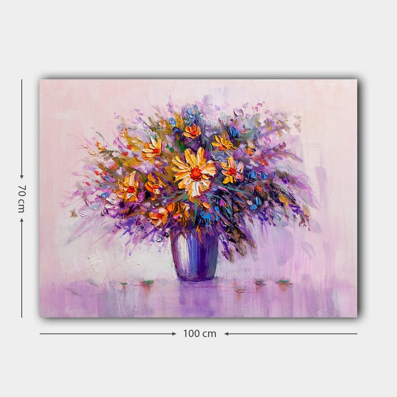 Dekorativ Canvasbillede 70x100 cm - Flerfarvet - Boligtilbehør - Billeder & kunst - Billeder på lærred