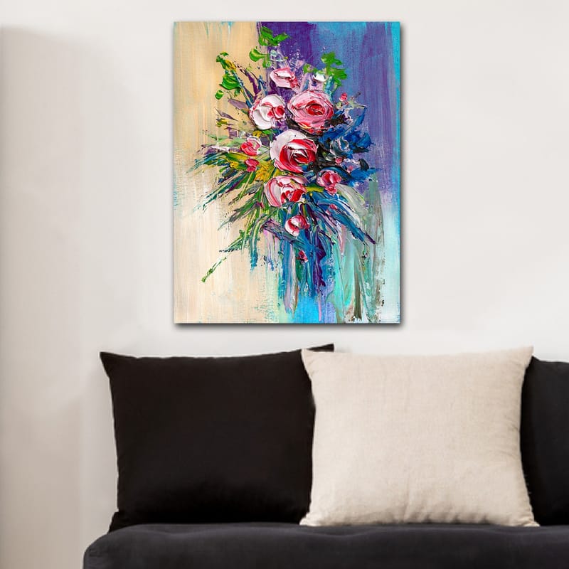 Dekorativ Canvasbillede 70x100 cm - Flerfarvet - Boligtilbehør - Billeder & kunst - Billeder på lærred