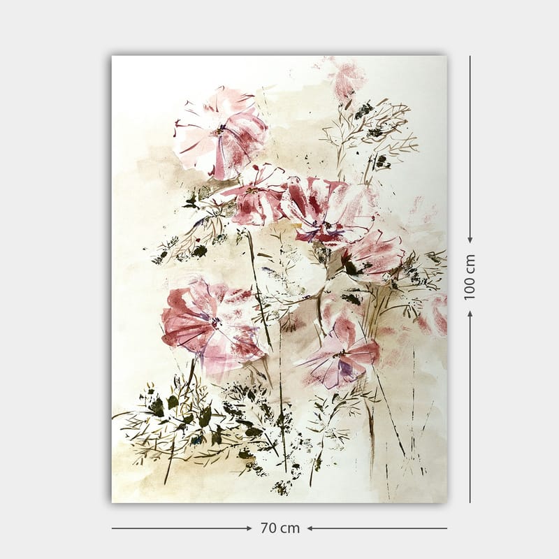 Dekorativ Canvasbillede 70x100 cm - Flerfarvet - Boligtilbehør - Billeder & kunst - Billeder på lærred