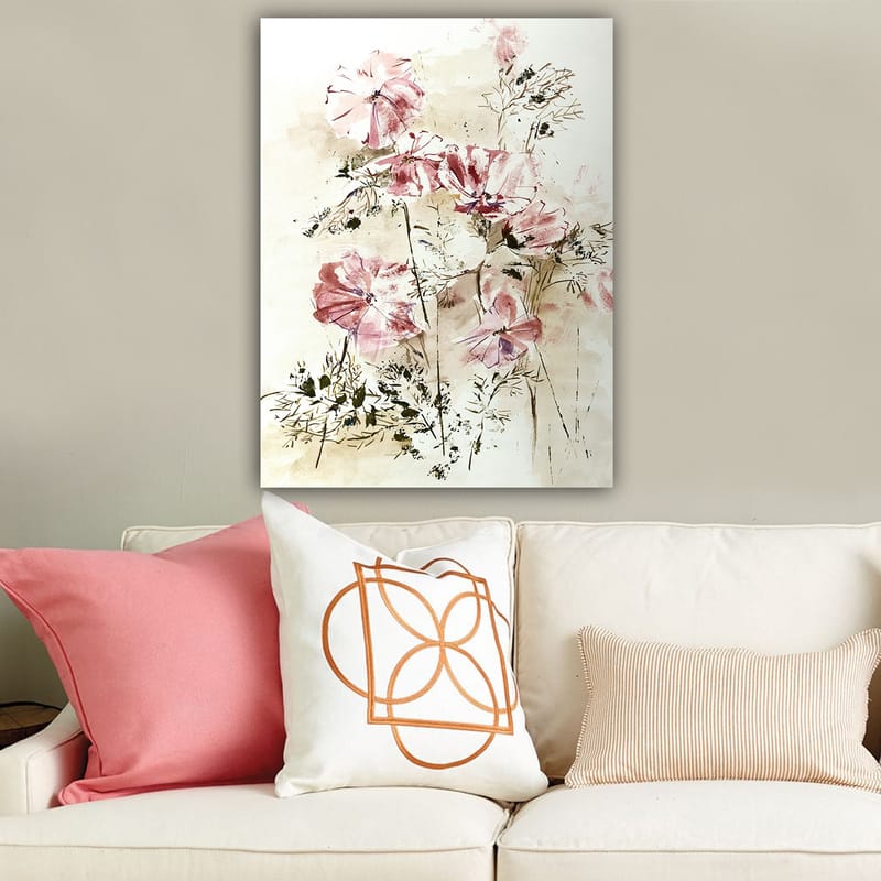 Dekorativ Canvasbillede 70x100 cm - Flerfarvet - Boligtilbehør - Billeder & kunst - Billeder på lærred