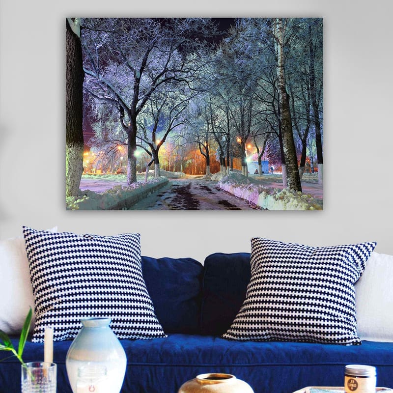 Dekorativ Canvasbillede 70x100 cm - Flerfarvet - Boligtilbehør - Billeder & kunst - Billeder på lærred