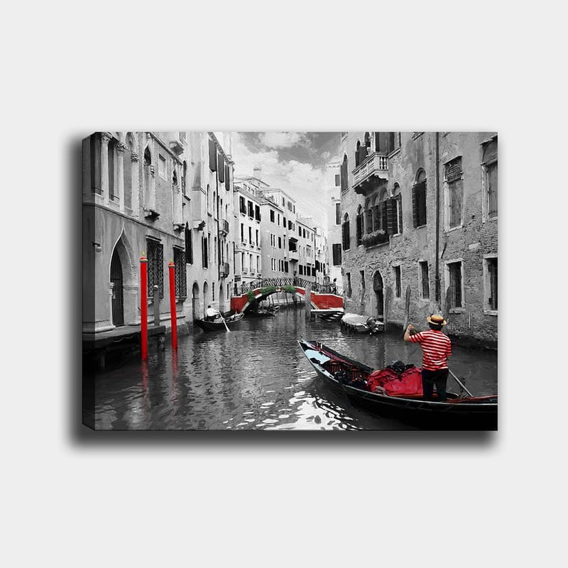 Dekorativ Canvasbillede 70x100 cm - Flerfarvet - Boligtilbehør - Billeder & kunst - Billeder på lærred