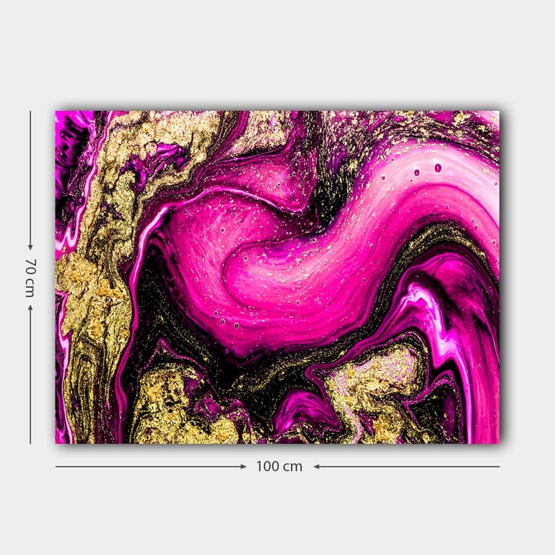 Dekorativ Canvasbillede 70x100 cm - Flerfarvet - Boligtilbehør - Billeder & kunst - Billeder på lærred