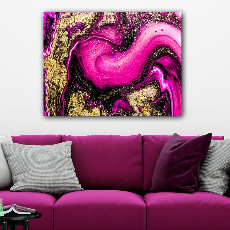 Dekorativ Canvasbillede 70x100 cm - Flerfarvet - Boligtilbehør - Billeder & kunst - Billeder på lærred