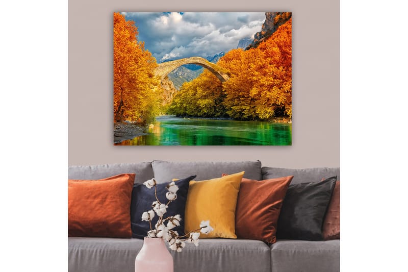 Dekorativ Canvasbillede 70x100 cm - Flerfarvet - Boligtilbehør - Billeder & kunst - Billeder på lærred