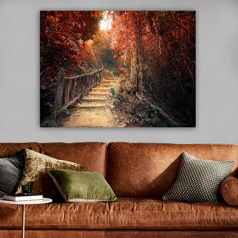 Dekorativ Canvasbillede 70x100 cm - Flerfarvet - Boligtilbehør - Billeder & kunst - Billeder på lærred