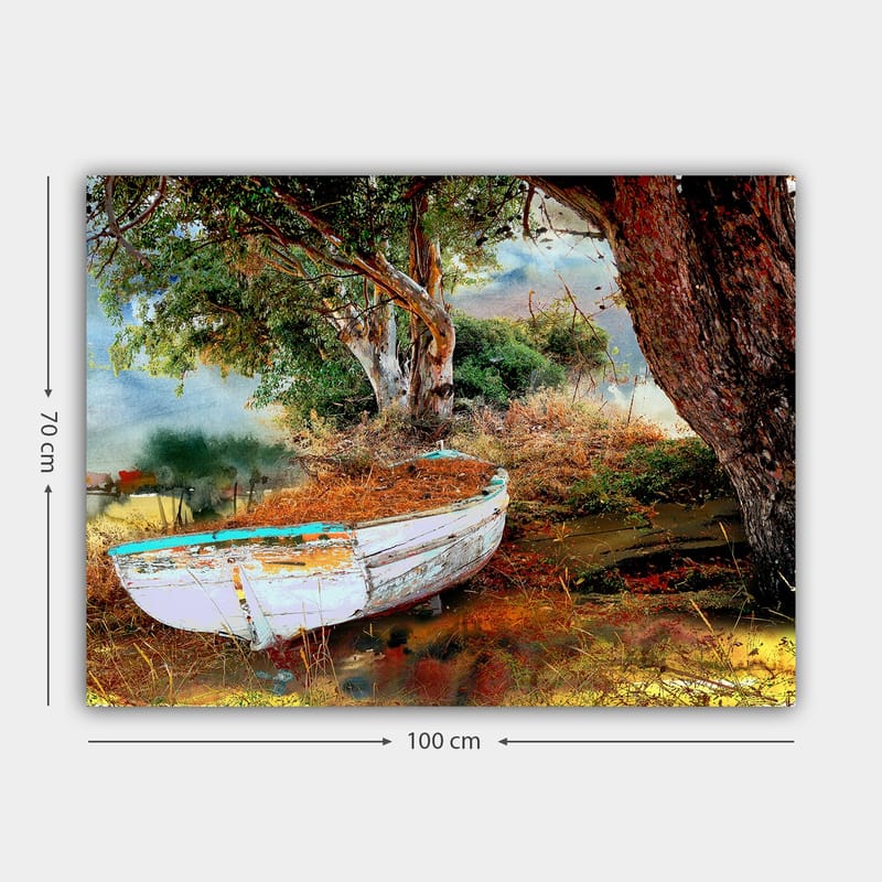 Dekorativ Canvasbillede 70x100 cm - Flerfarvet - Boligtilbehør - Billeder & kunst - Billeder på lærred