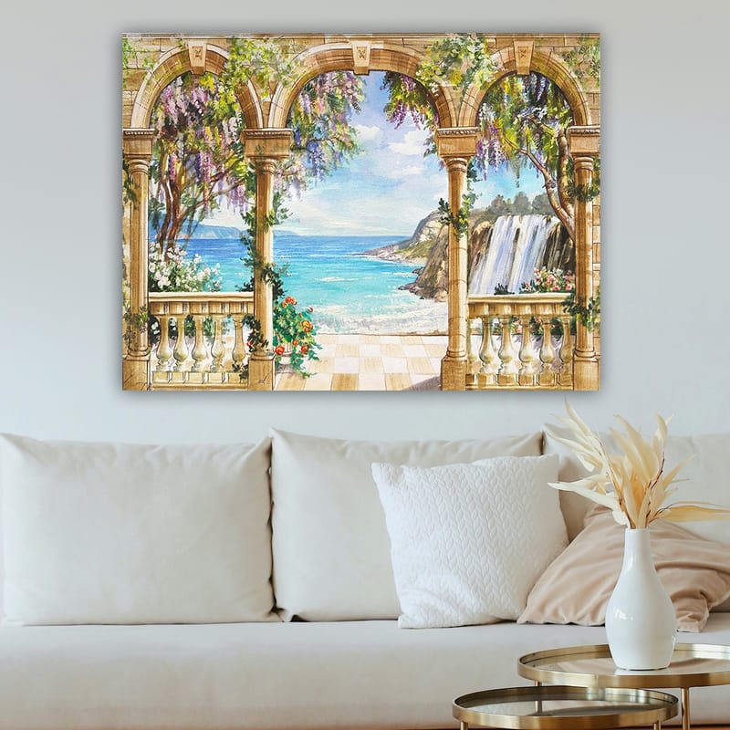 Dekorativ Canvasbillede 70x100 cm - Flerfarvet - Boligtilbehør - Billeder & kunst - Billeder på lærred