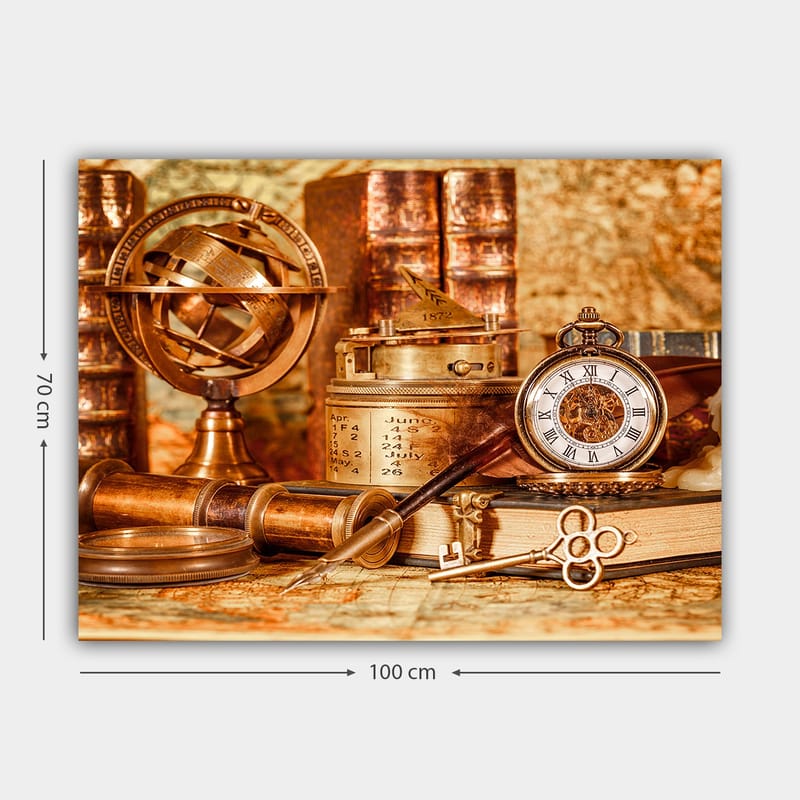 Dekorativ Canvasbillede 70x100 cm - Flerfarvet - Boligtilbehør - Billeder & kunst - Billeder på lærred